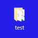 フォルダ「test」